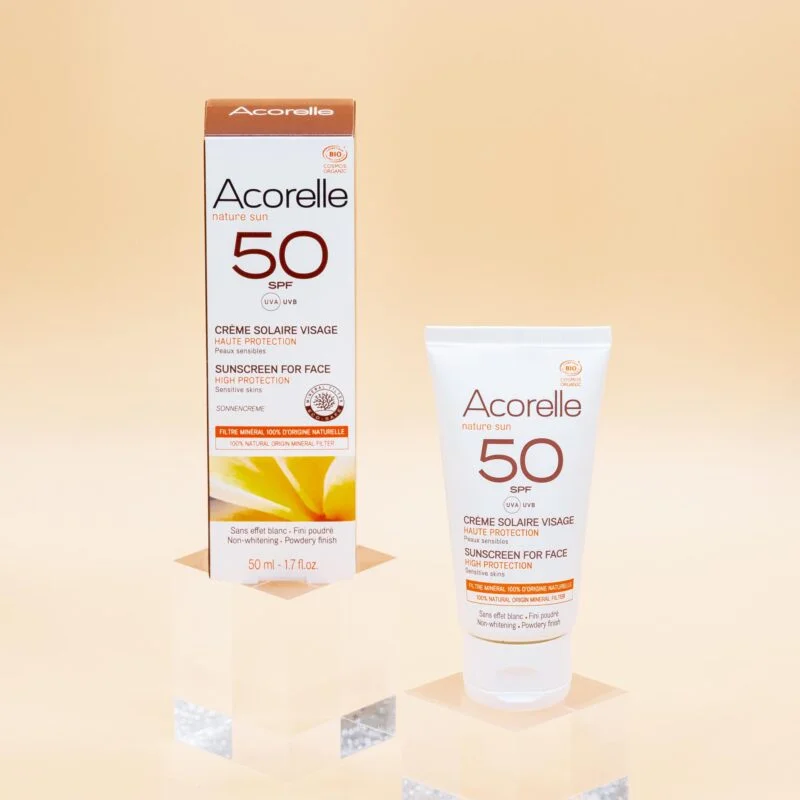 Crème Solaire BIO Visage SPF50